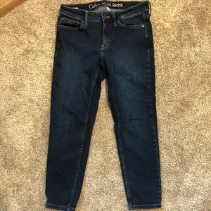 Calvin Klein Capri Jeans Dark Wash